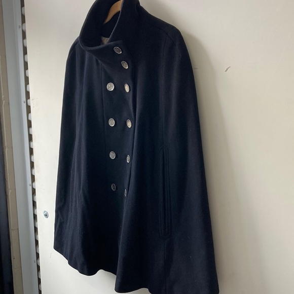 VTG MARVIN RICHARDS WOOL CASHMERE WINTER CAPE COAT JACKET SZ MED EX COND - Picture 2 of 13